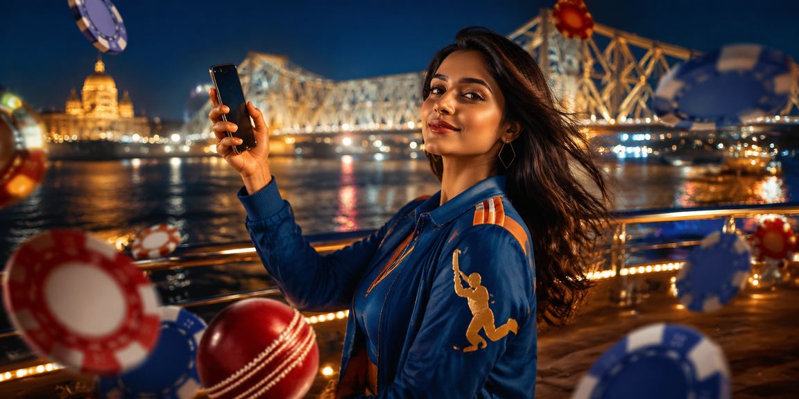 Kolkata IPL cricket live betting scene with sports fans watching